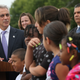 Chicago Mayor Rahm Emanuel, left, in August 2013 (Scott Olson/Getty Images)